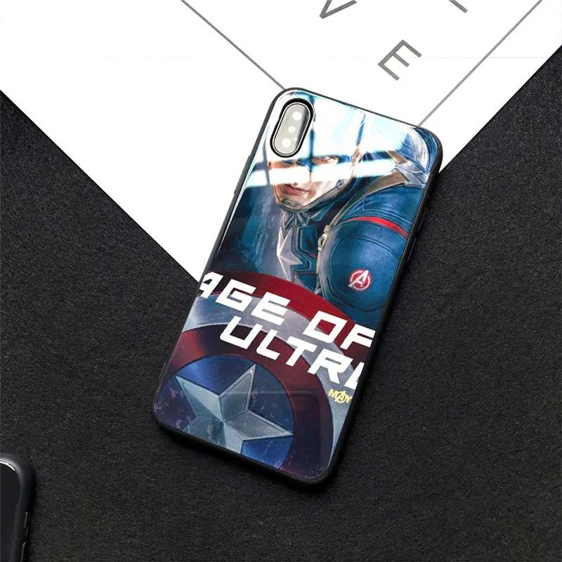 

Marvel certification for iPhone 6 / 6S / 6plus 7 / 8 / plus X / XS / XR / XS Max 11 / 11 Pro / 11pro Max glass phone case