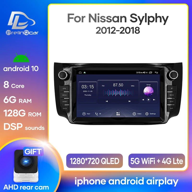 

Система Android 10,0 Автомобильный сенсорный экран IPS стерео для Nissan new Sylphy стерео плеер