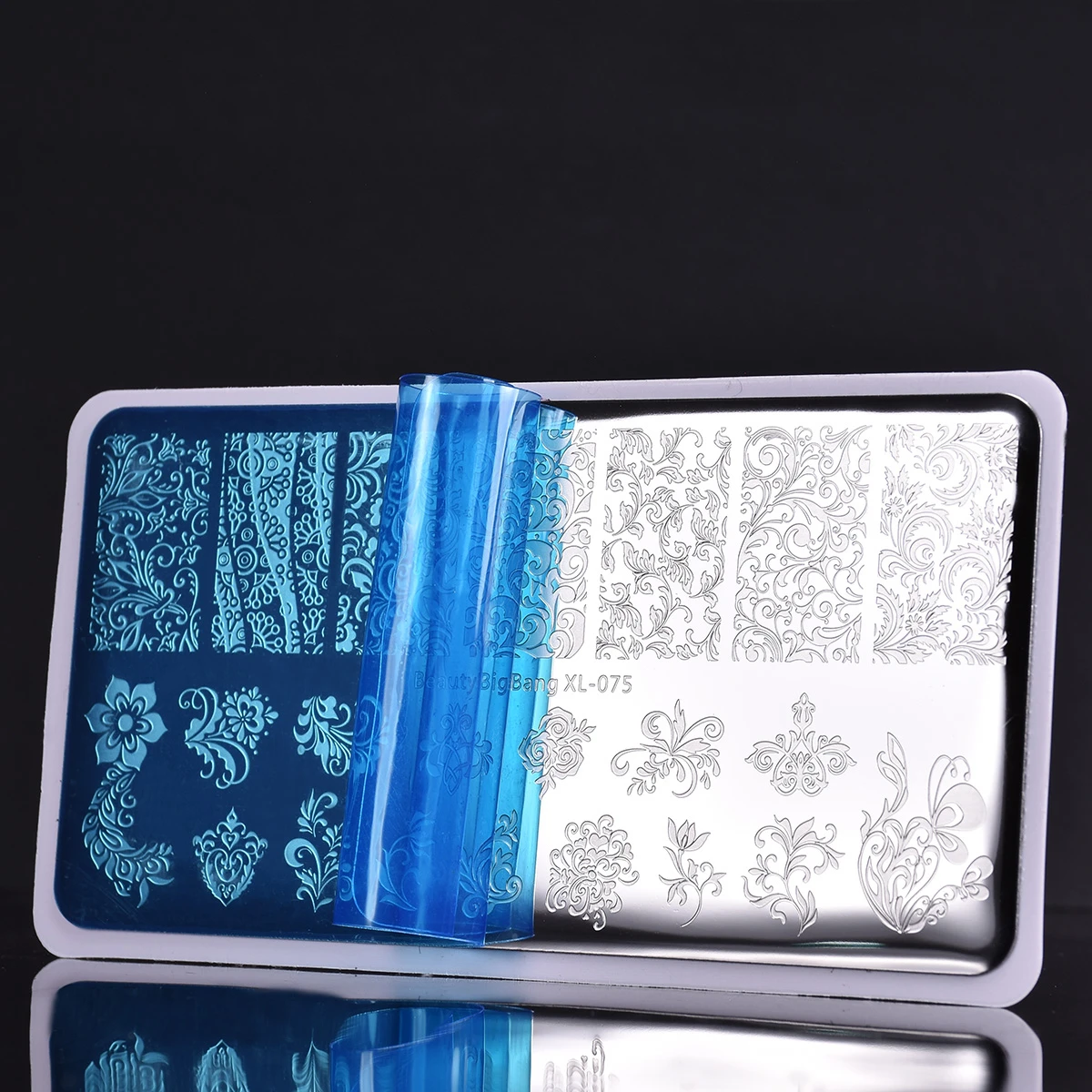 Красивые штамповочные пластины BigBang для дизайна ногтей цветок папоротник листья