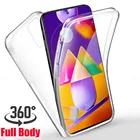 360 силиконовый чехол для Samsung A31, A41, A51, A21s, A71, A20, A50, A70, M31s, S20 Fe, Note 20, A12, s21, S10, S9, S8, J4, J6, A6, A7, A8 2018