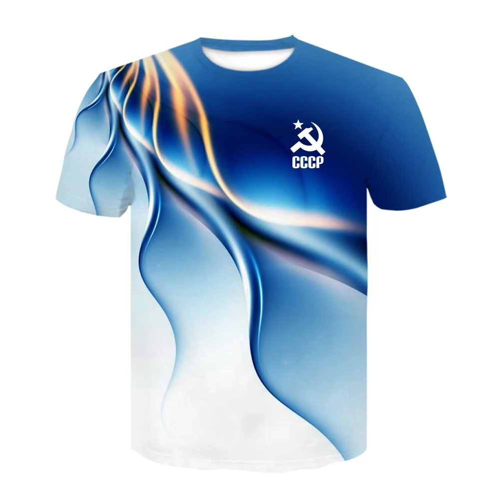 

Men summer T-shirt short-sleeved shirt clothing fashion 3D printing CCCPT shirt popular purple street tshirt men women tops