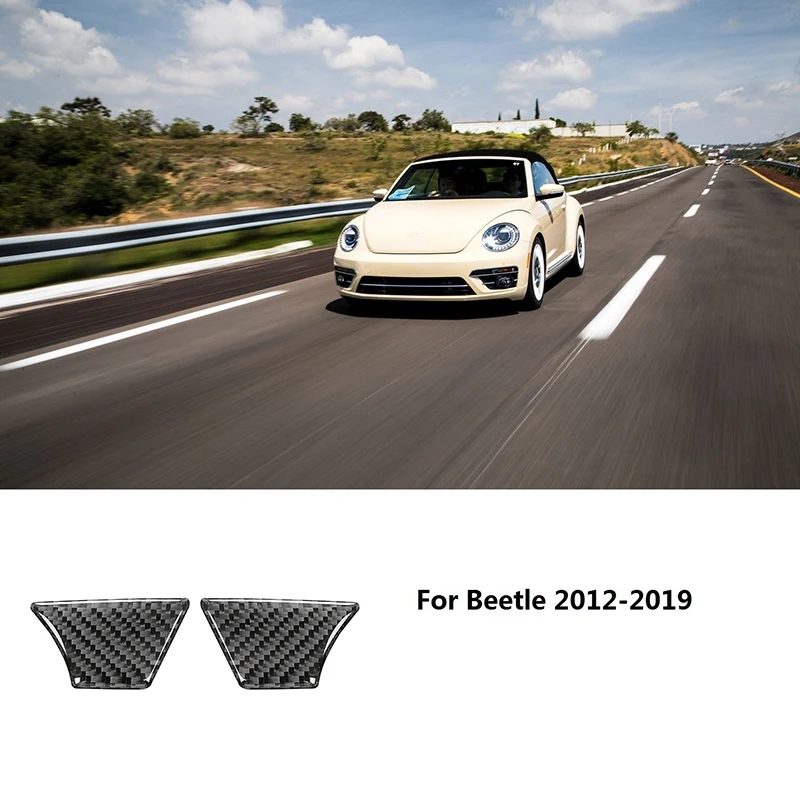 

for Beetle 2012 2013 2014 2015 2016 2017 2018 2019 Carbon Fiber Interior Door Handle Bowl Sticker Cover Decoration Trim