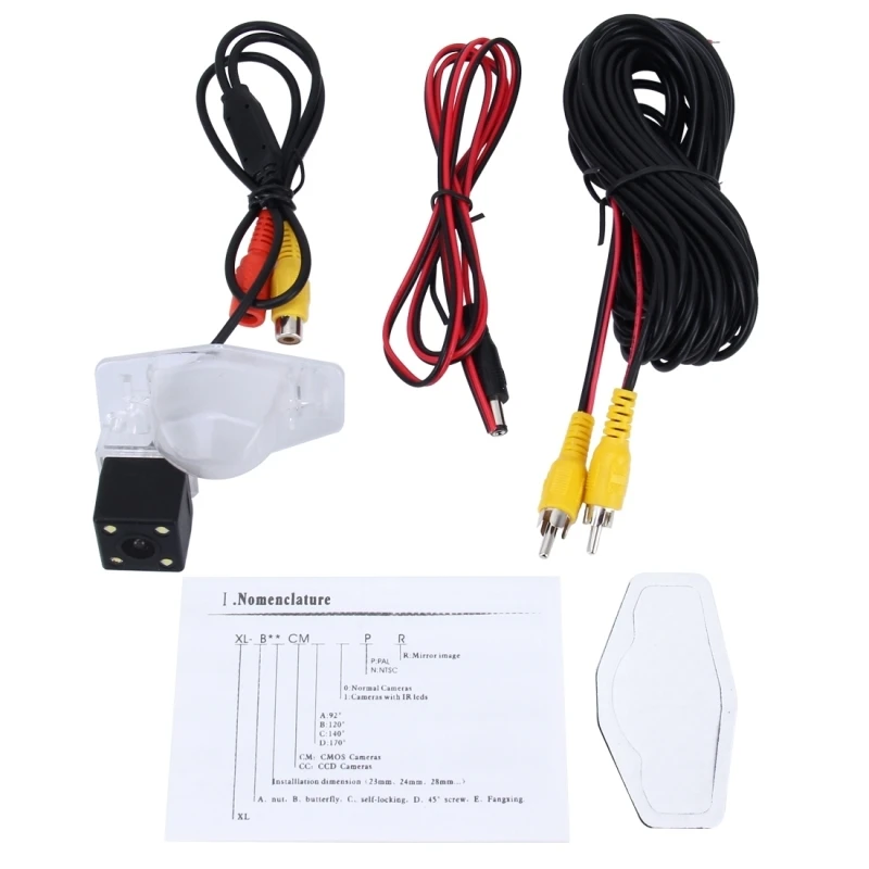 720*540 Effective Pixel PAL 50HZ / NTSC 60HZ CMOS II Waterproof Car Rear View Backup Camera With 4 LED Lamps |