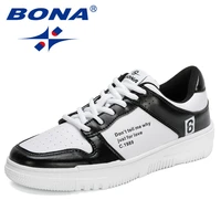 bona 2021 new designers casual shoes luxury brand men comfortalbe lightweight plaform leisure shoes man walking footwear male