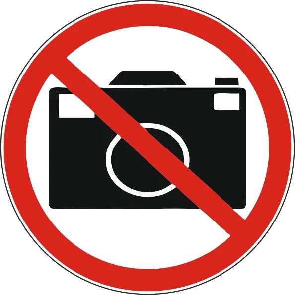 

Sticker Door Fair Trade Office Photo Prohibited Device Panel