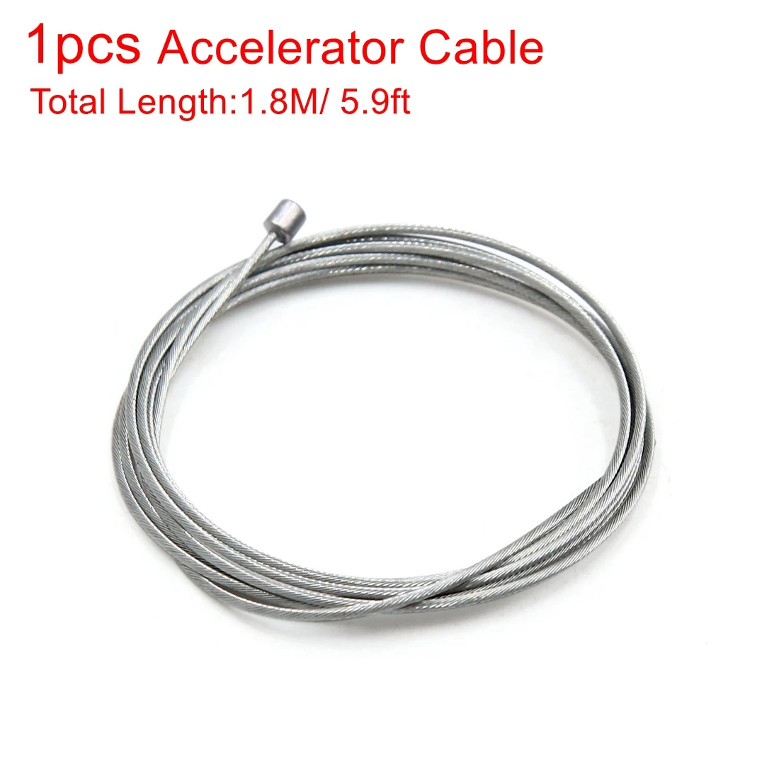 

X Autohaux Универсальный металлический трос сцепления длиной 1,8 м, провод тормозного кабеля акселератора, провод для мотоциклов, скутеров, аксессуары