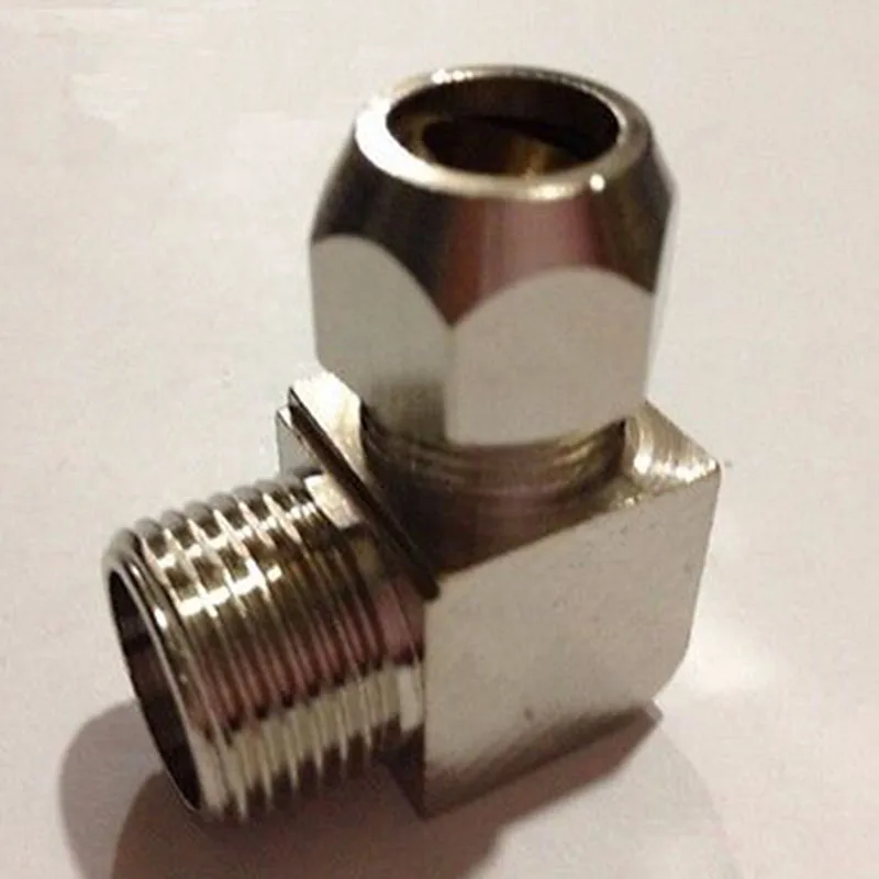 Латунный соединитель BSP с наружной резьбой 1/2 дюйма 2 шт.|compression fitting|thread elbowelbow brass |