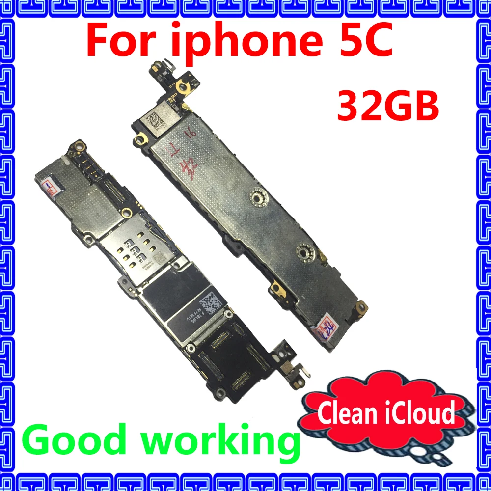 Материнская плата для iphone 5 C 32 ГБ чистая разблокированная iCloud 5C оригинальная