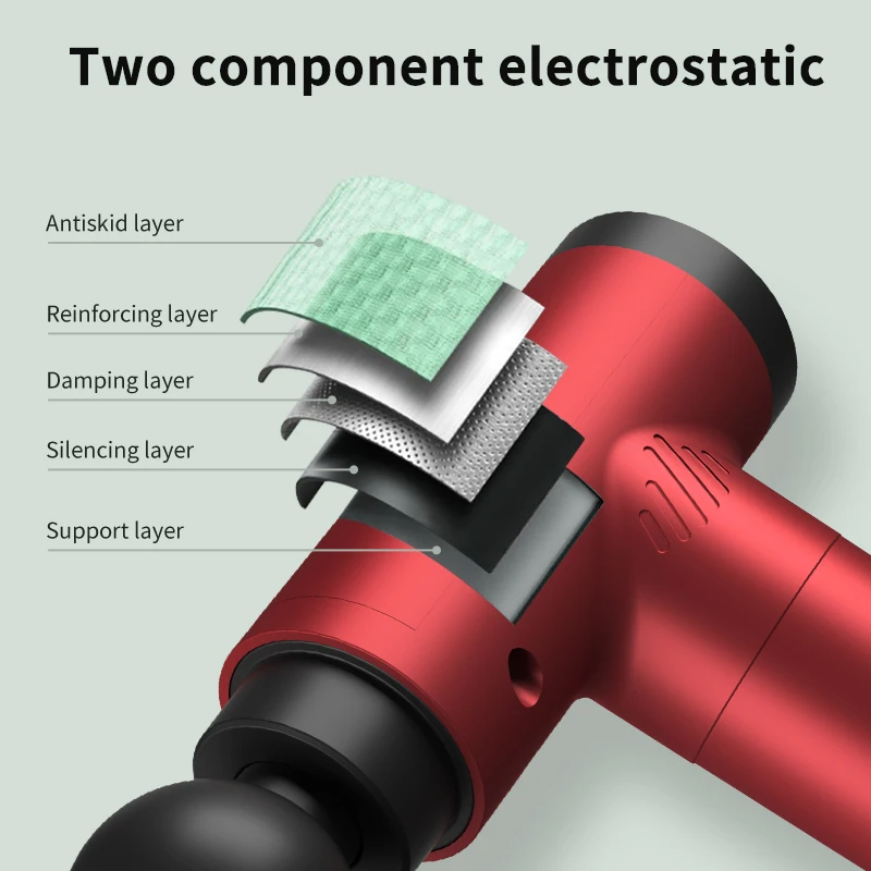 Мини Портативный Массажный пистолет для бодибилдинга массажер и расслабление