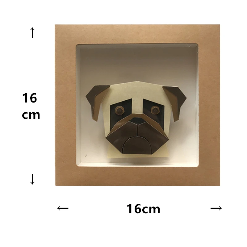 Наборы для поделок ручной работы бумажные наборы собак Шиба ину материал