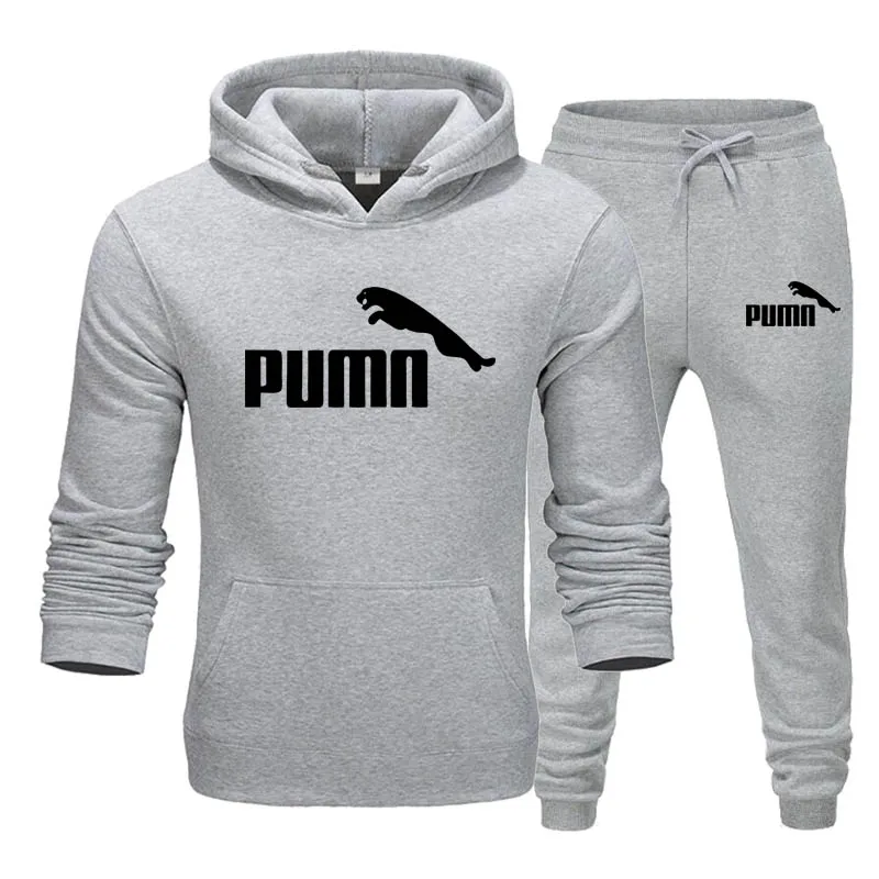 PUMBA 2020 новые модные мужские костюмы с капюшоном Брендовые спортивные для
