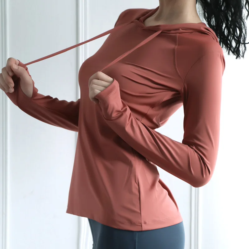Женская куртка для фитнеса Спортивные укороченные топы с длинным рукавом