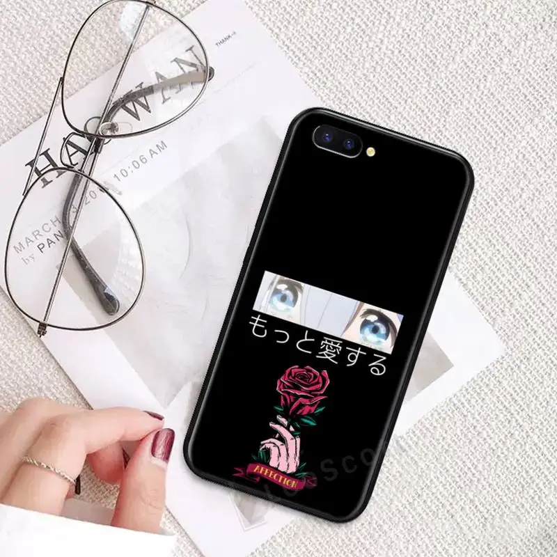 

Anime aesthetic girl design Phone Case For OPPO R9 R11 R15 R17 RENO Realme S PLUS Normal 2z 3 5 C2 pro