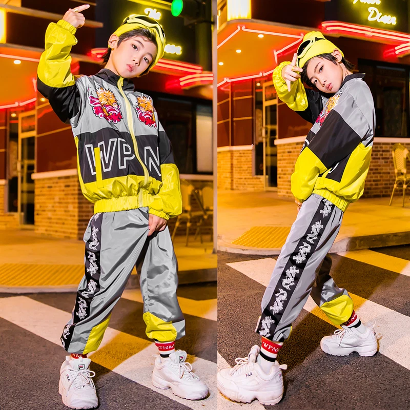 Детская одежда в стиле хип хоп толстовка куртка спортивные штаны для девочек и