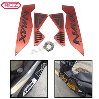 motorcycle modified parts mats cnc footrest aluminum alloy pedal plate for yamaha nmax 155 nmax155 nmax 125 2016 2017 2018 2019