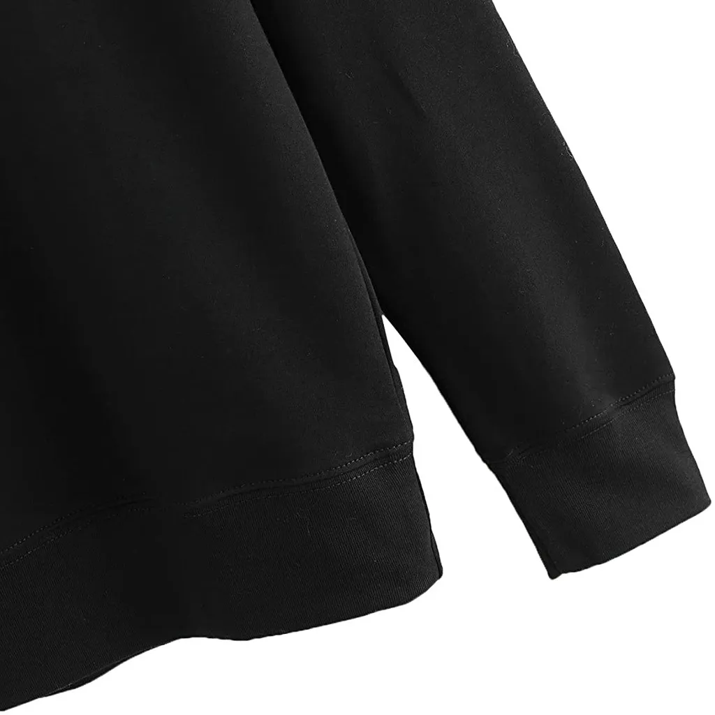 Женская модная рубашка с длинным рукавом и круглым воротником принтом кошки