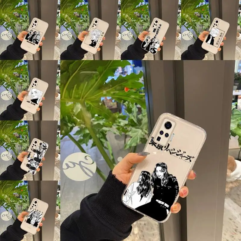 

Tokyo Revengers manjiro Phone Case Transparent For VIVO NEX V Z Y X 17 15 11 9 6 5 3 1 i S MAX PRO X 20SE Soft TPU Mobile bags