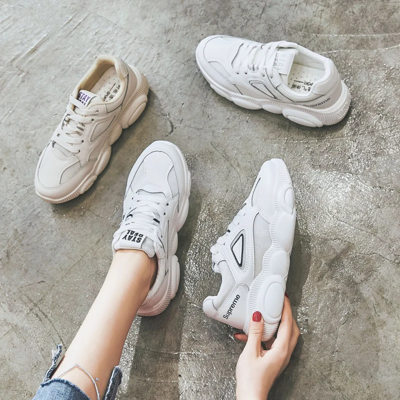 Женская обувь для бега похудения прогулок спорта улицы сетка лайкра значок