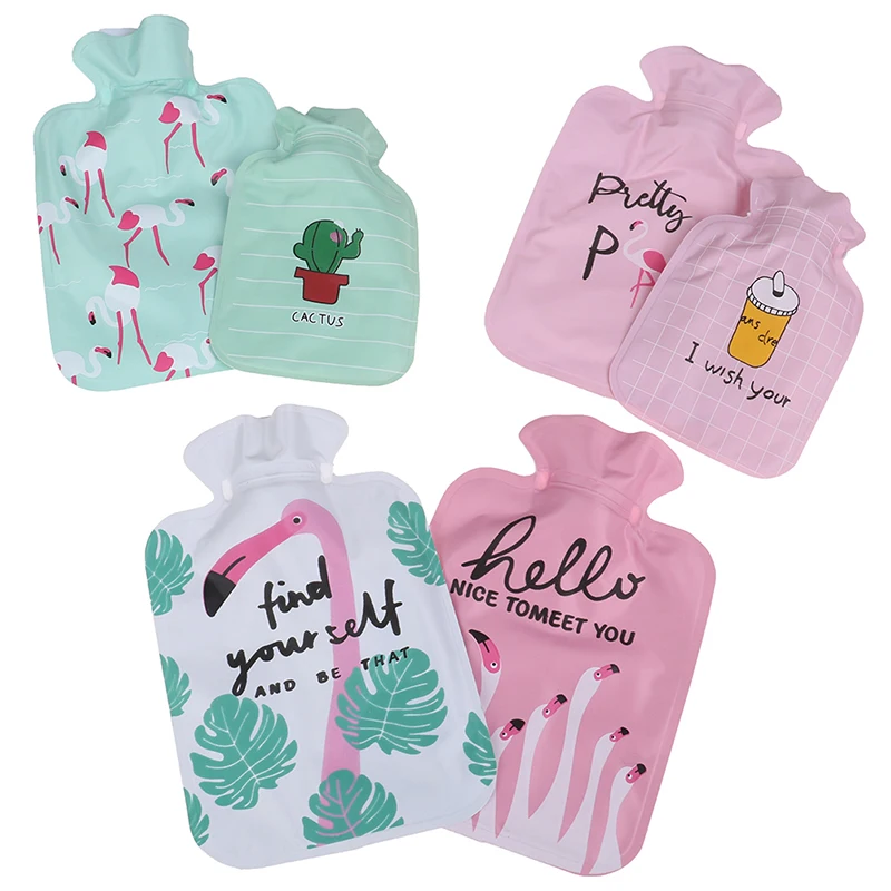 Мини маленькая мультяшная Портативная сумка для горячей воды хранения ручная