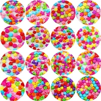 acrylic beads various shape colorful loose spacer beads for jewelry making handmade diy bracelet necklace accessories 50pcslot