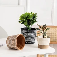 nordic ceramic potted creative decorative flower pots household multi color cylindrical garden craft ornaments green plant pots