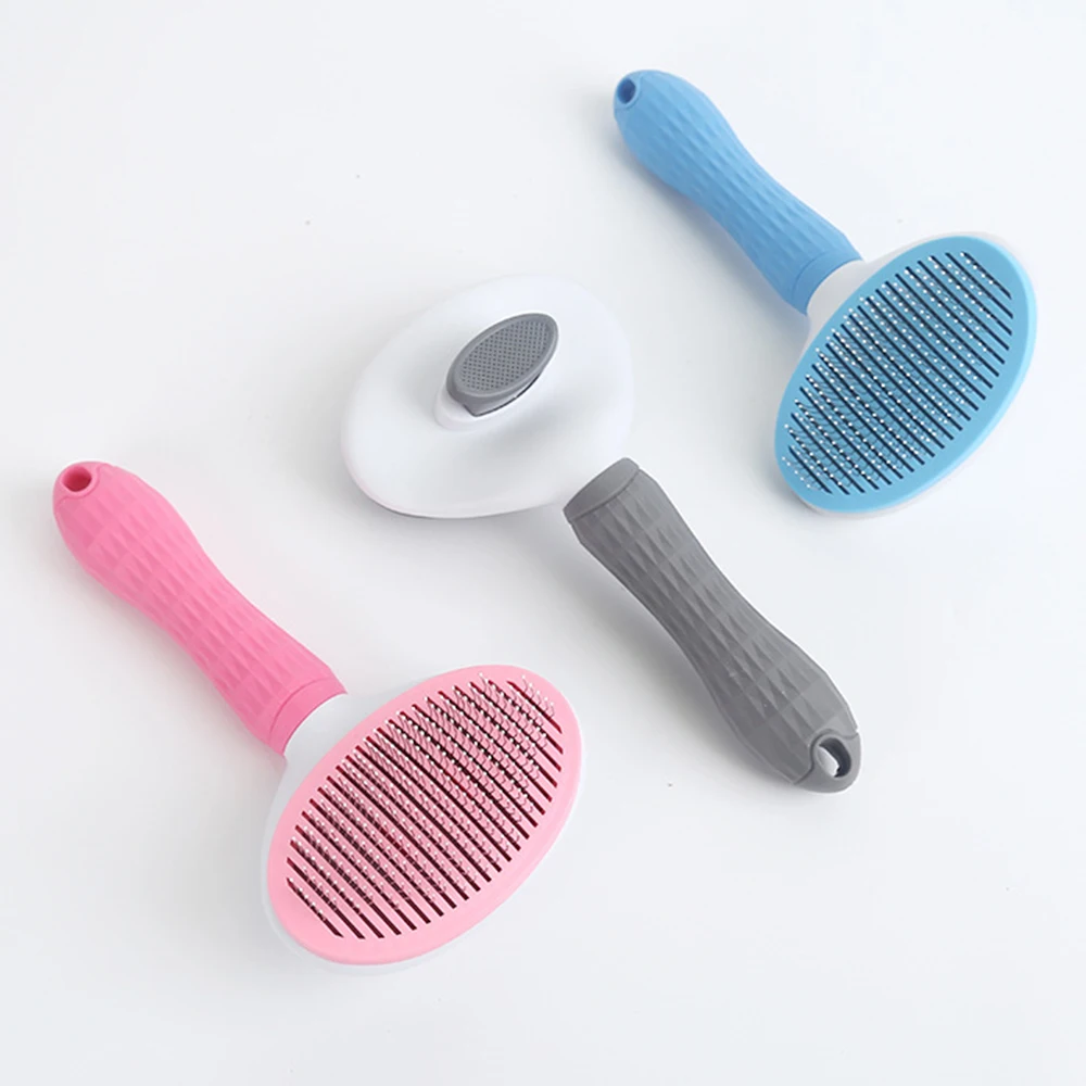 

Dog Self Cleaning Slicker Brushes for Dogs Cats Pet Grooming Brush Tool Removes Loose Undercoat Mats Tangled Hair Slicker Brush