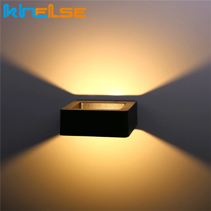 Уличная Водонепроницаемая алюминиевая настенная лампа светодиодный светильник