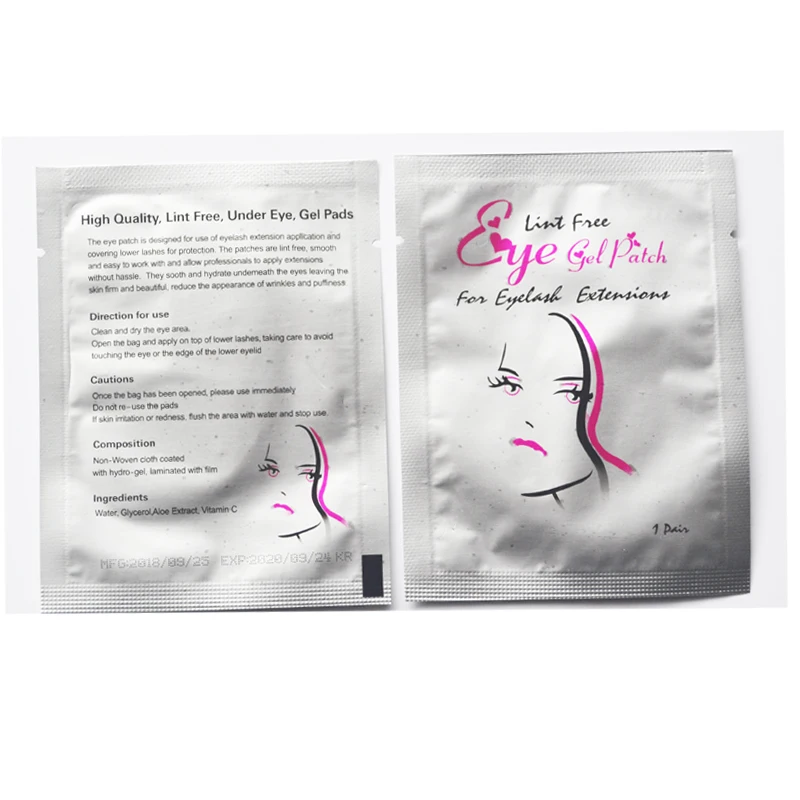 

New Patches for Eyelash Extensions 25/50/100 Pairs/Lot Under Eye Pads False Eyelash Stickers Eyelash Extension Make Up Tools