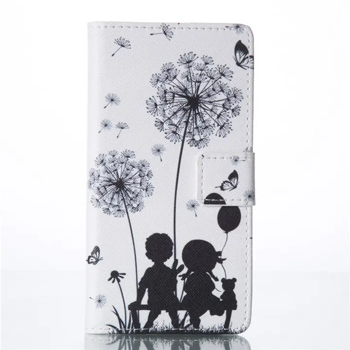 Couple Dandelion Чехол для huawei P9 P8 Lite P8Lite P9Lite Honor8 Модный кожаный бумажник с лавандовым одуванчиком откидной Чехол для телефона Fundas P23Z - Цвет: Couple Dandelion