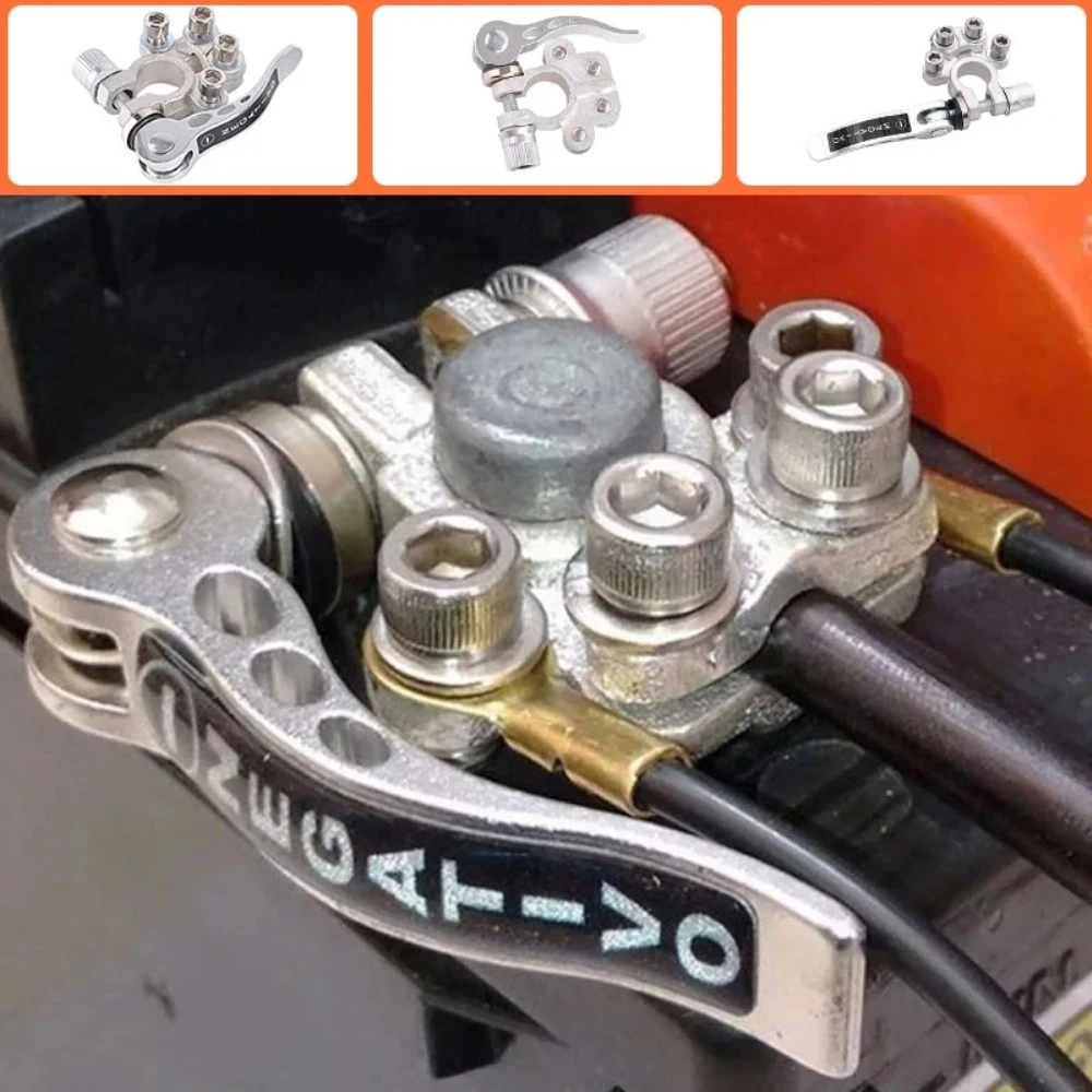 1 Pair Toolless Quick Disconnect Battery Main Cable Post Terminal Shut-Off Connectors 12v 6v 24v Boat Race Car UTV Tractor Truck |
