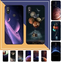space solar system planets phone case for redmi note 8 7 9 4 6 pro max t x 5a 3 10 lite pro