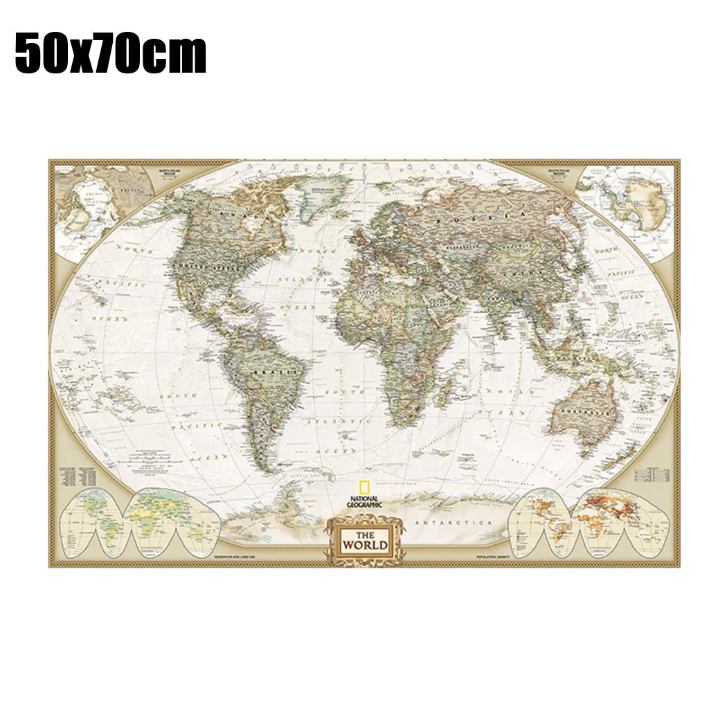 

Vintage Map Poster Wall Art Painting Print Painting Home Room Decoration