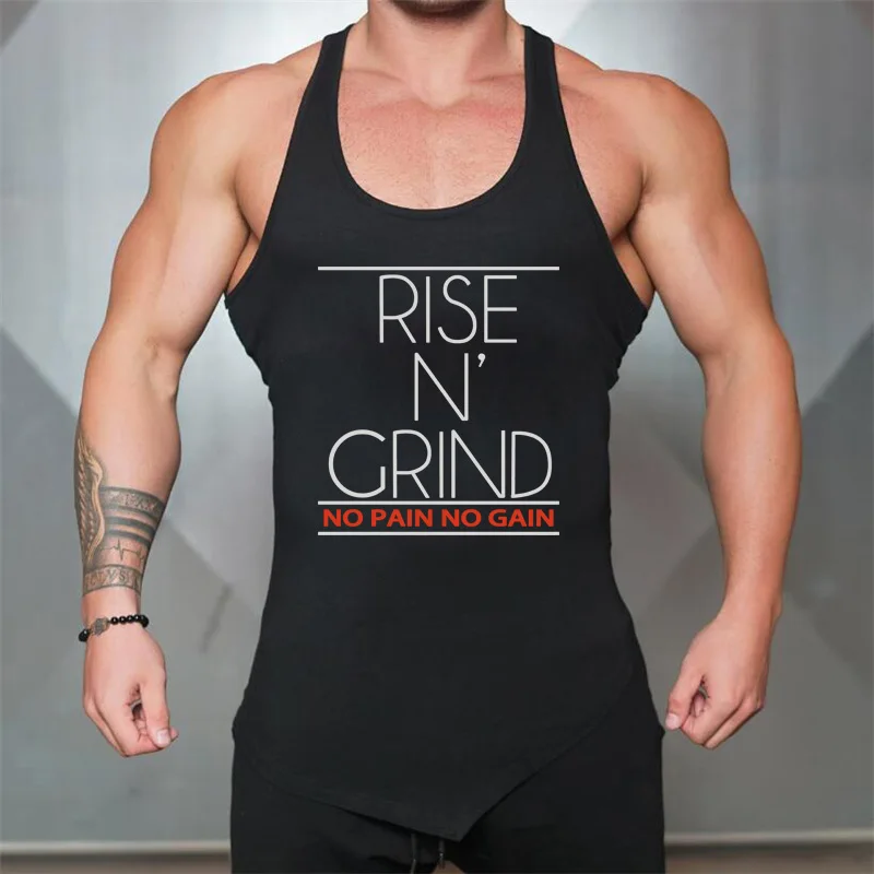 Майка для бодибилдинга и Мужская Аниме забавная рубашка одежда фитнеса