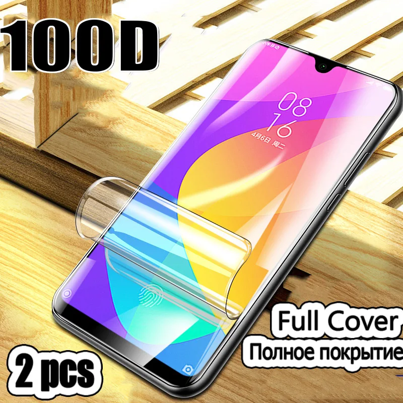 100D 2 шт Защитная пленка для экрана Xiaomi mi 9 SE 9T Pro CC9e Xiao A1 A2 A3 Lite мягкая не