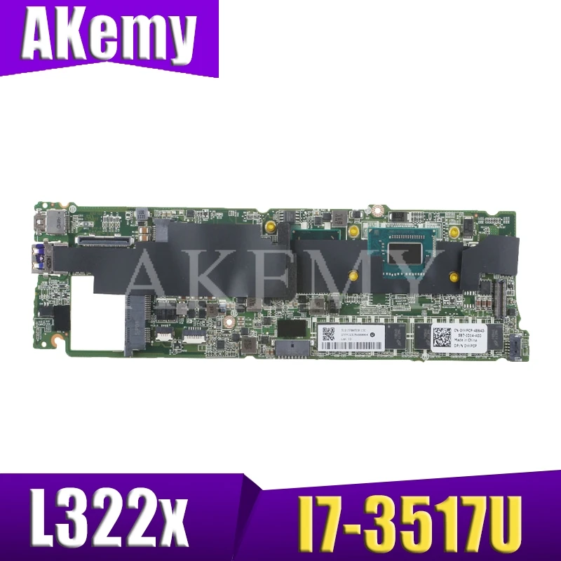 Для For DELL XPS 13 L322x материнская плата для ноутбука I7-3517U 2J8J6 02J8J6 CN-02J8J6 DDR3