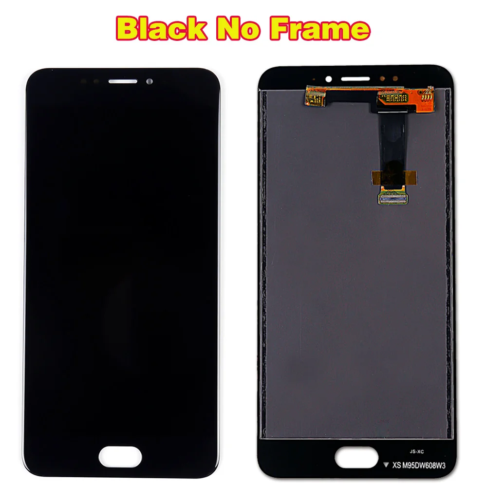 Black without Frame По сделке команда 5,5 дюймов ЖК-дисплей для Meizu MX6 1920*1080 кодирующий преобразователь сенсорного экрана в сборе рамка с бесплатными инструментами и закаленным стеклом - Цвет: Black without Frame