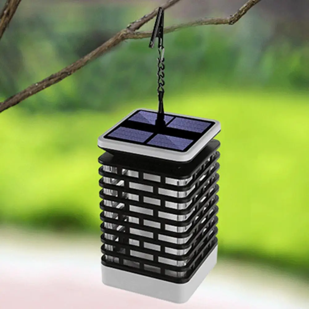 Солнечный светильник s фликинг пламени уличные фонари на солнечных батарейках