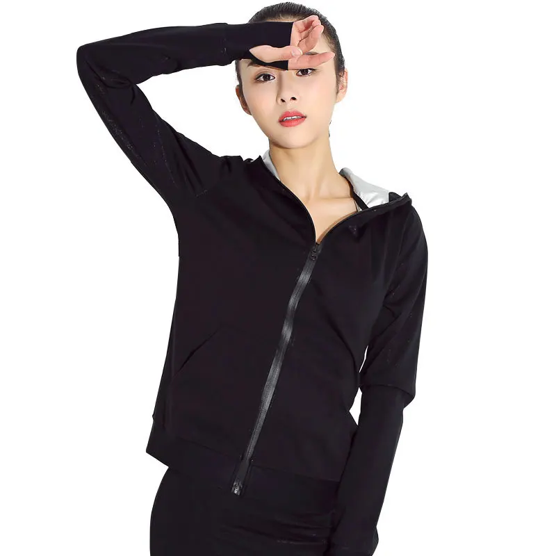 Женское спортивное пальто с капюшоном для бега фитнеса йоги пота куртка верхняя
