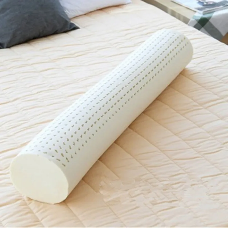 

90cm Natural latex Round Big Embrace Pillow Side Sleep Latex Slow Rebound Soft Pillow No pressure Spine Cervical Health Pillow