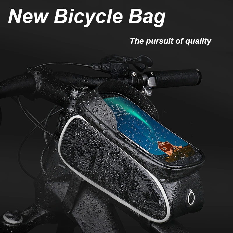 Велосипедная сумка непромокаемая велосипедная рамка Передняя верхняя труба 6 0