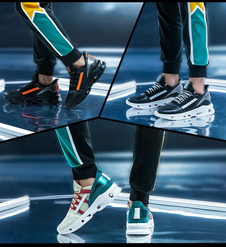 ONEMIX Men's Skateboarding Shoes Athletic Shoes Breathable Walking Sport Outdoor Men Shoes for Outdoor Walking Trekking Jogging