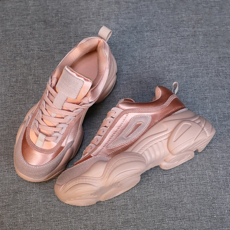 Женская обувь для бега красовки женские кроссовки 2019 Zapatillas Deportivas Mujer розовые |