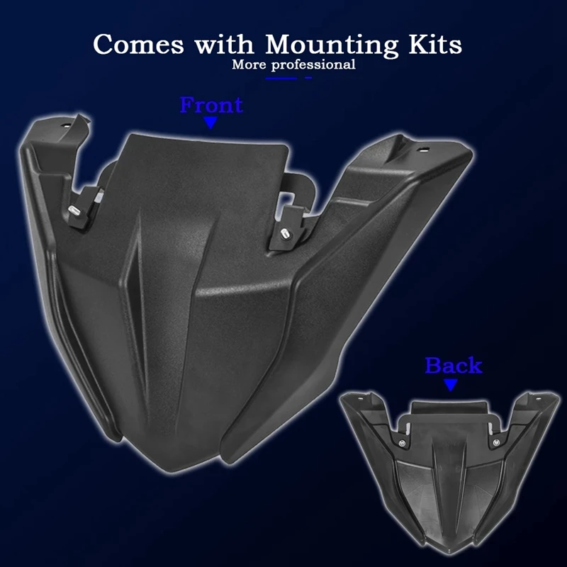 

Motorcycle Front Wheel Fender Beak Nose Cone Extension Cover for Yamaha MT 09 Tracer 900 GT FJ09 2018-2021