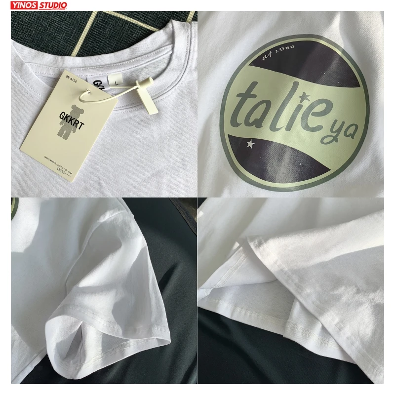 Прямая поставка Однотонная футболка в стиле хип-хоп коллекция 2020 года топы с