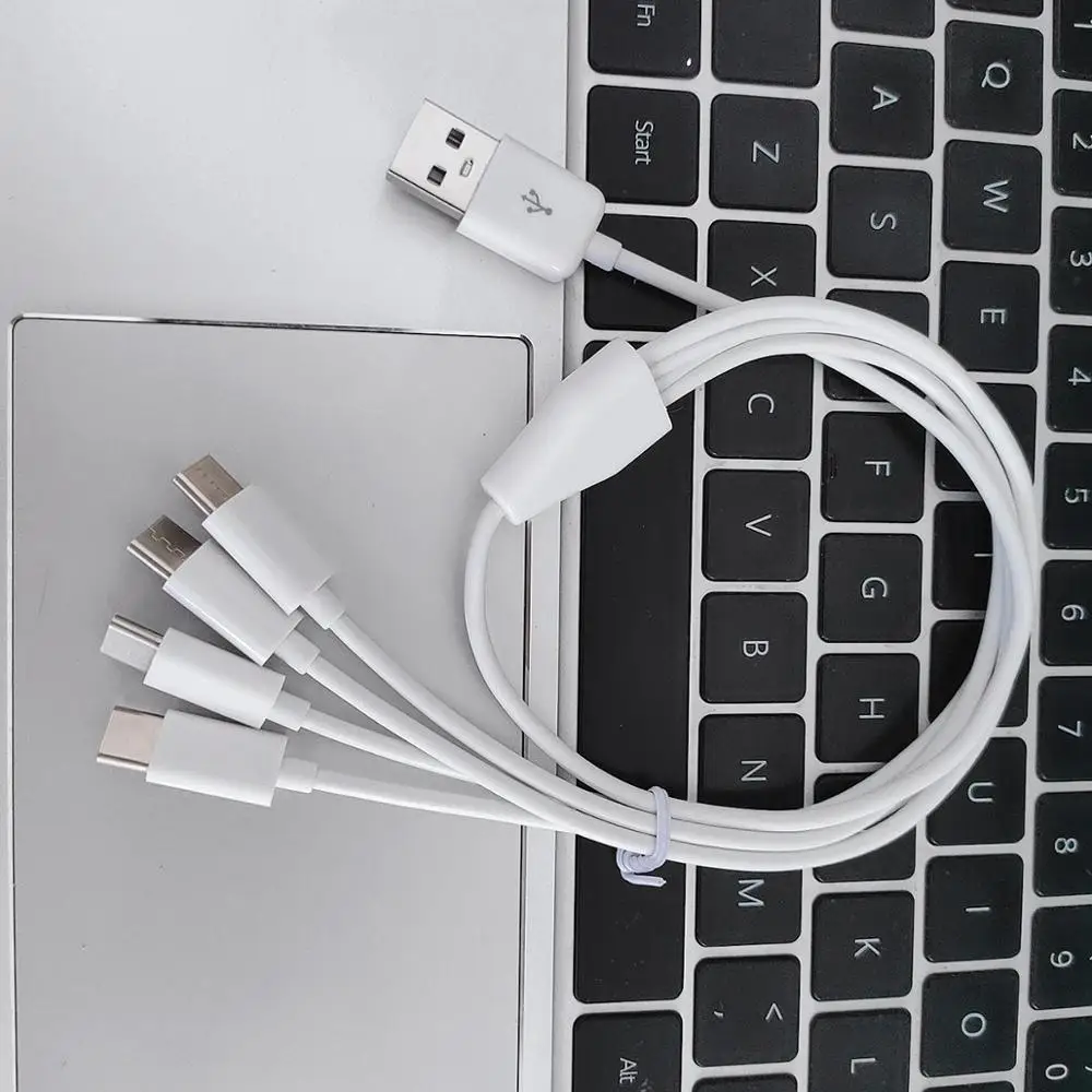 50 см 4 в 1 USB type C зарядное устройство кабель питания устройства типа c