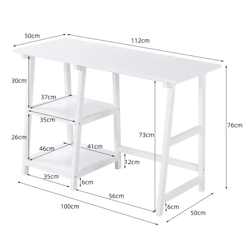 

Simple Computer Desk Free Installation Laptop Desk Portable Moisture-proof Office Writing Table Save Space For Student Study HWC