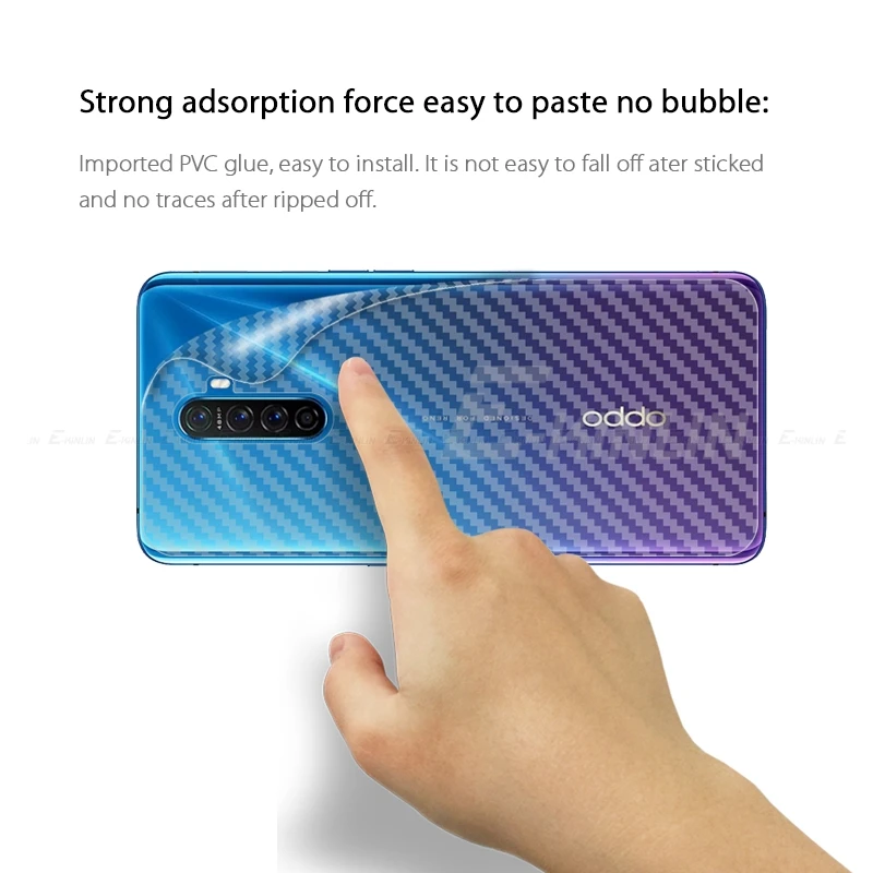 2 шт. мягкая задняя крышка протектор экрана для OPPO Reno Ace 5G Z 10x zoom 3D углеродное волокно Наклейка защитная пленка не закаленное стекло