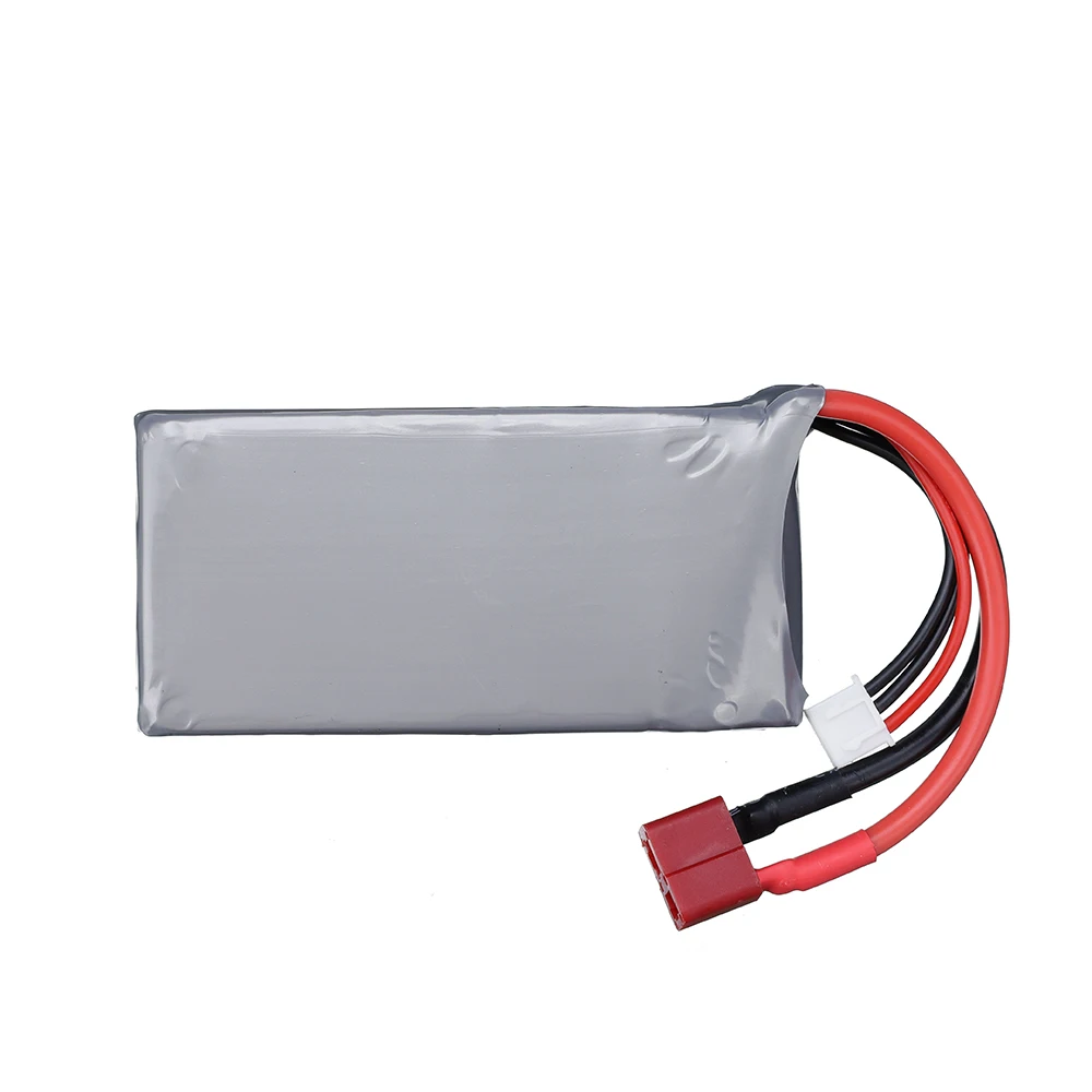 Обновленная мощность RC автомобиль Lipo батарея 2s 7 4 V 3500mAh для Wltoys 144001 12428 12423 feiyue 03 Q39