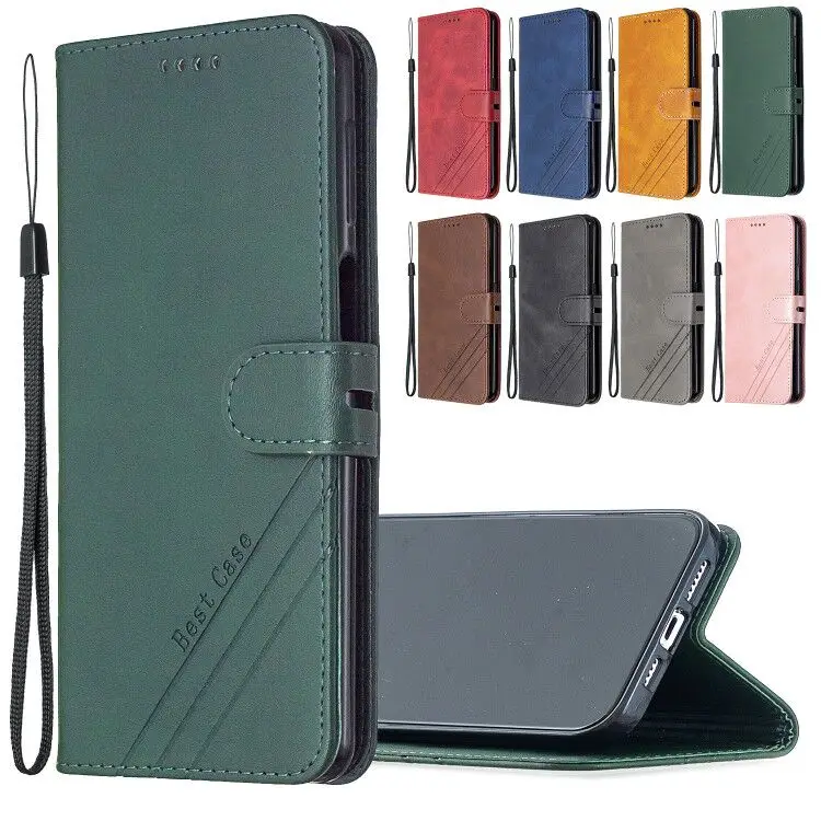 

Luxury Card Slot Leather Flip Book Case For Xiaomi Redmi 9 Phone Case on For Xiaomi Redmi 9 Prime Magnetic Wallet Cover Etui
