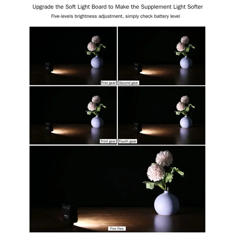 Upgraded Photographic Lighting 5500K soft light board 2000mAh 49 LED Video Photography Lights 1/4 Screw | Электроника